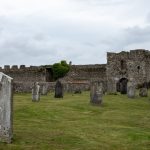 Old,Headstones,In,The,Grounds,Of,Portchester,Castle,Hampshire,England