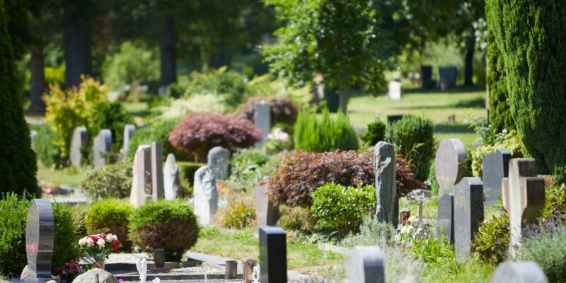 Row,Of,Graves,On,A,Grave,Yard